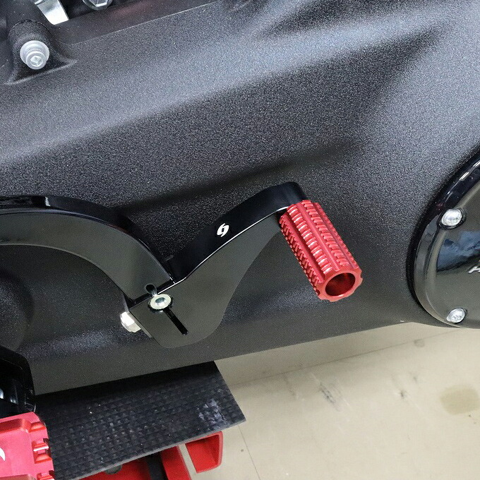 SPEEDRA ミッドコントロール・ヒールシフター Bタイプ (レッド) M8ソフテイル