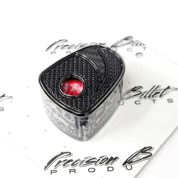 Precision Billet Carbon Tech イグニッションスイッチカバー ブラック|ワールドモーターライフ