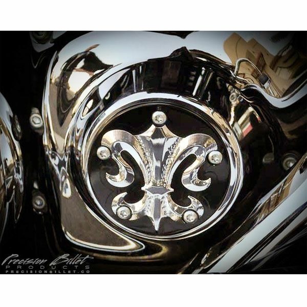 Precision Billet Fleur ポイントカバー ブラック 5穴