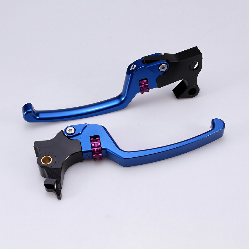 2014～2021 スポーツスター アジャスタブルレバーセット スタンダードタイプ (ブルー/パープル) スピードラ