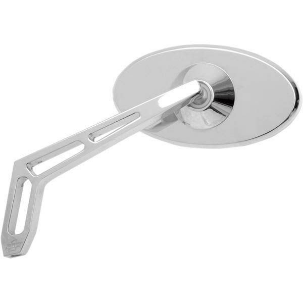 【PRO1】1901-0008 Weekend Warrior カットデザイン ミラー クローム 左|ワールドモーターライフ