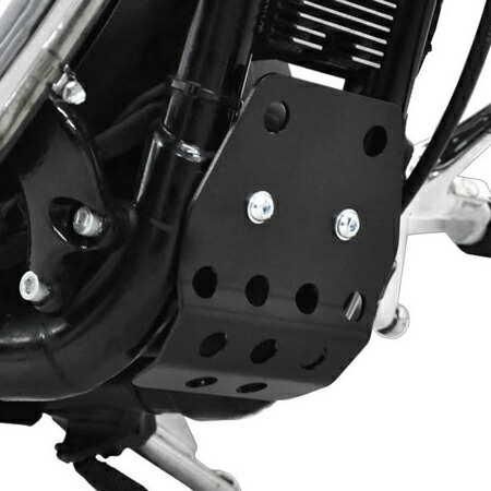 【ZIEGER】スポーツスター スキッドプレート ブラック 593531｜ワールドモーターライフ 15,104円
