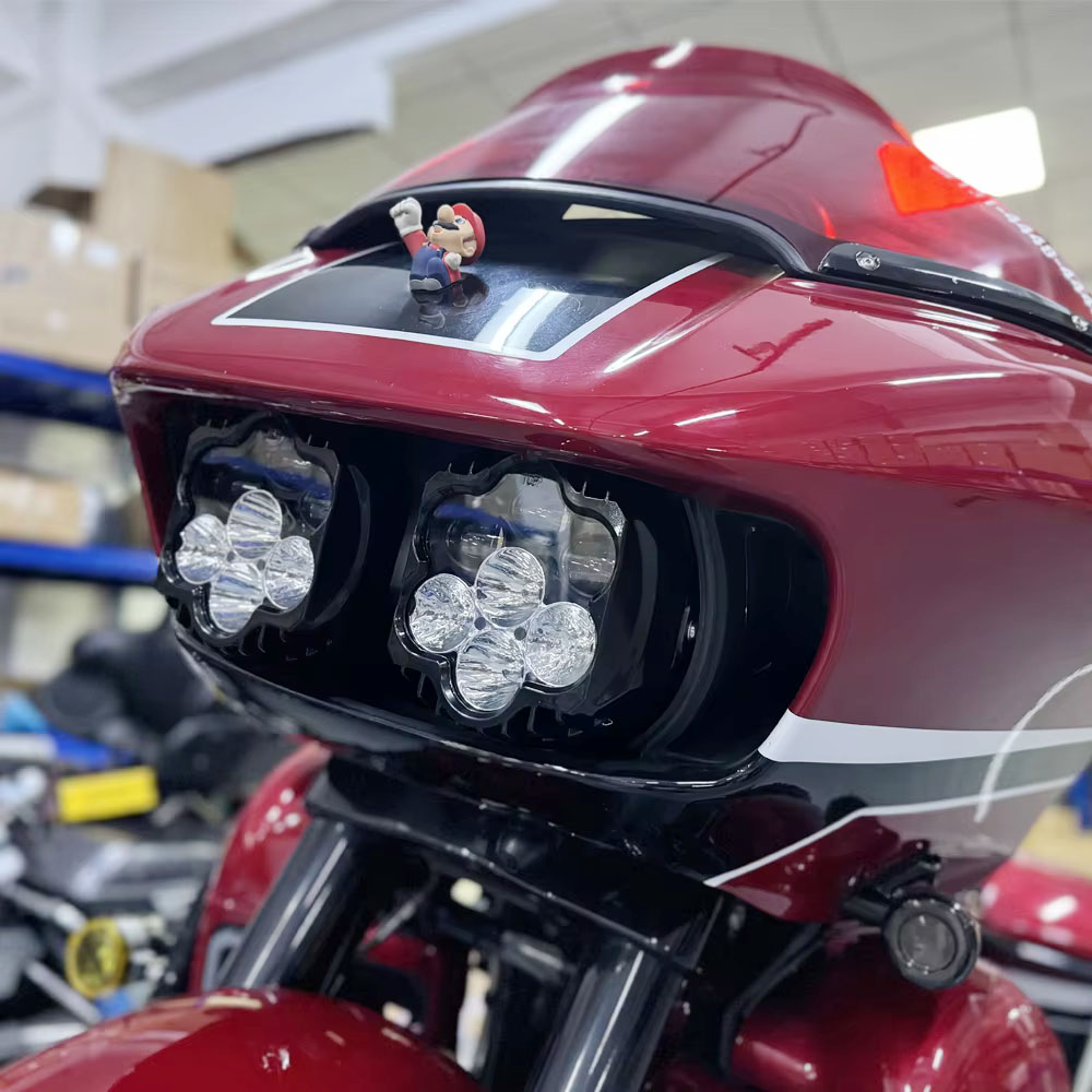 2015以降ロードグライド シャークスタイル LEDヘッドライト｜ワールドモーターライフ