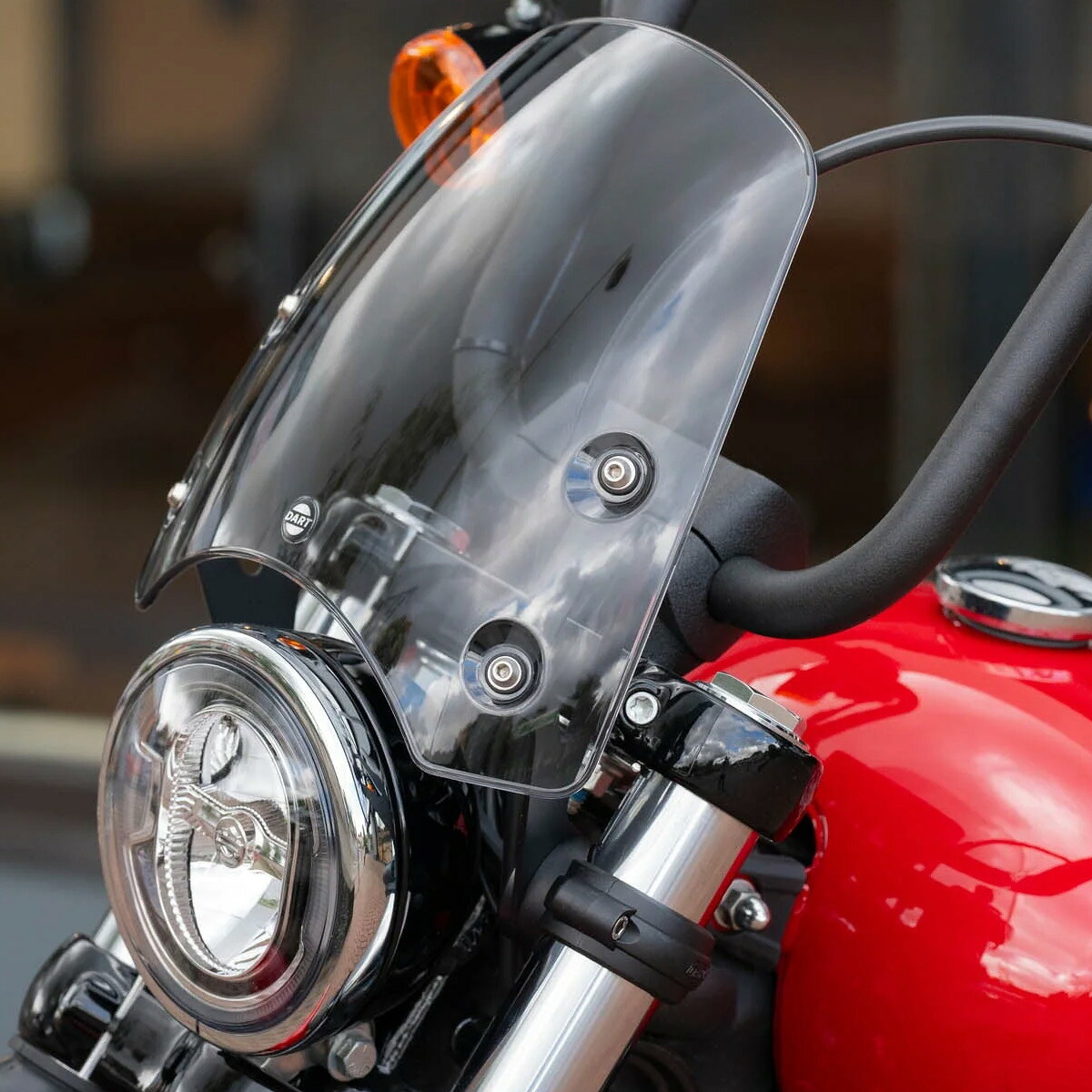 ダイナ スーパーグライド FXD/C 39フォーク用 クラシックS3・フライスクリーン (ライトスモーク) DART FXDC53L-39