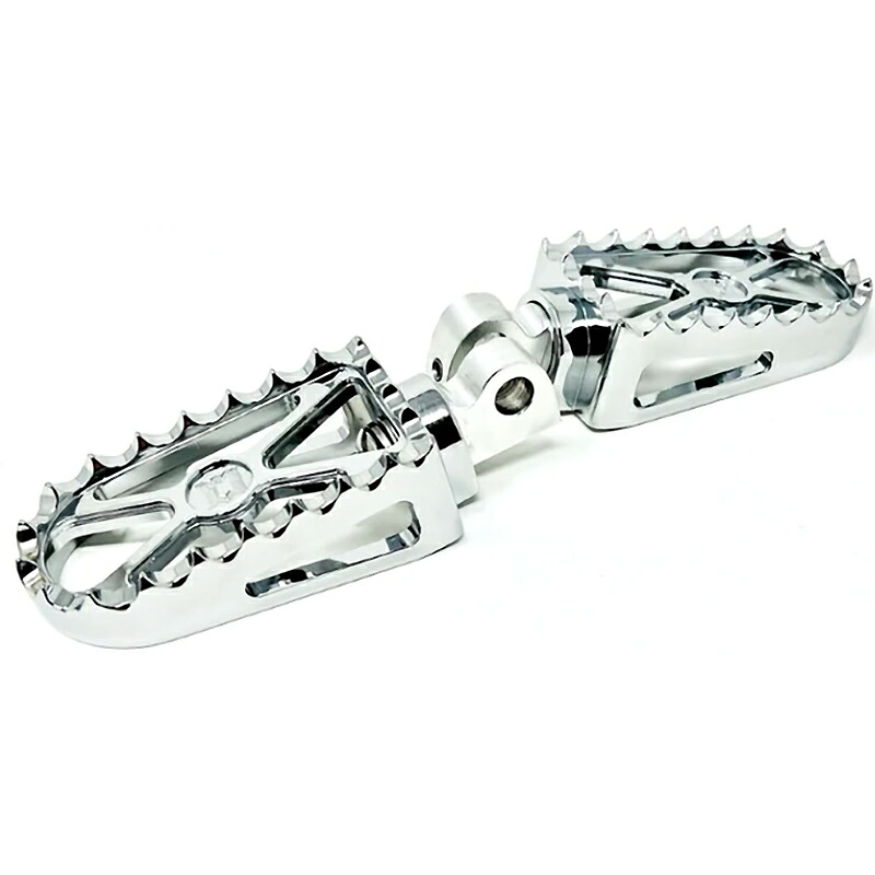 Death Metal Racing BEAR TRAP ミニ・パッセンジャーフットペグ (クローム) M8ソフテイル｜ワールドモーターライフ 52,216円