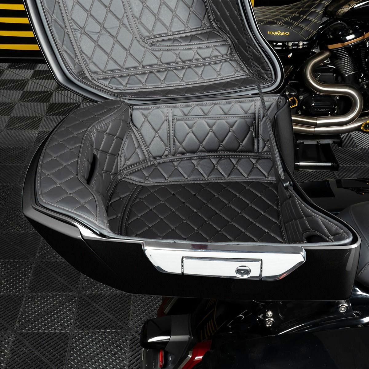 2026以降ツーリング グランドツアーパック ライナー ブラックステッチ HogWorkz （ホグワークズ）｜ワールドモーターライフ