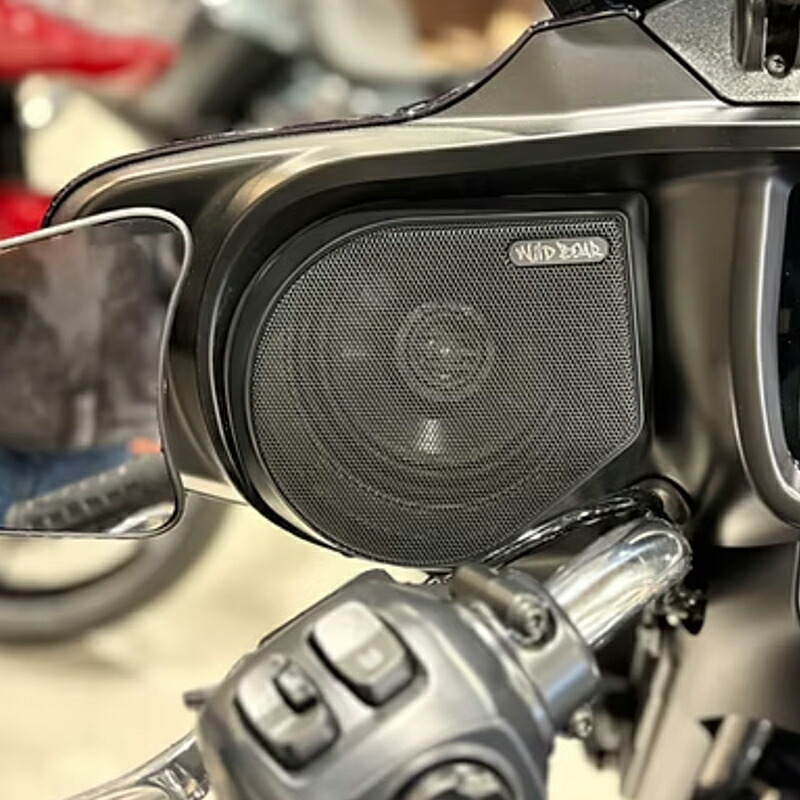 HOGTUNES Wild Boar Audio アップグレード・フロントスピーカーグリルセット 2024以降ストリートグライド｜ワールドモーターライフ