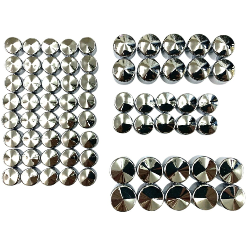 【Drag Specialties】M8用 エンジンボルトカバーキット クローム 2404-0984|ワールドモーターライフ