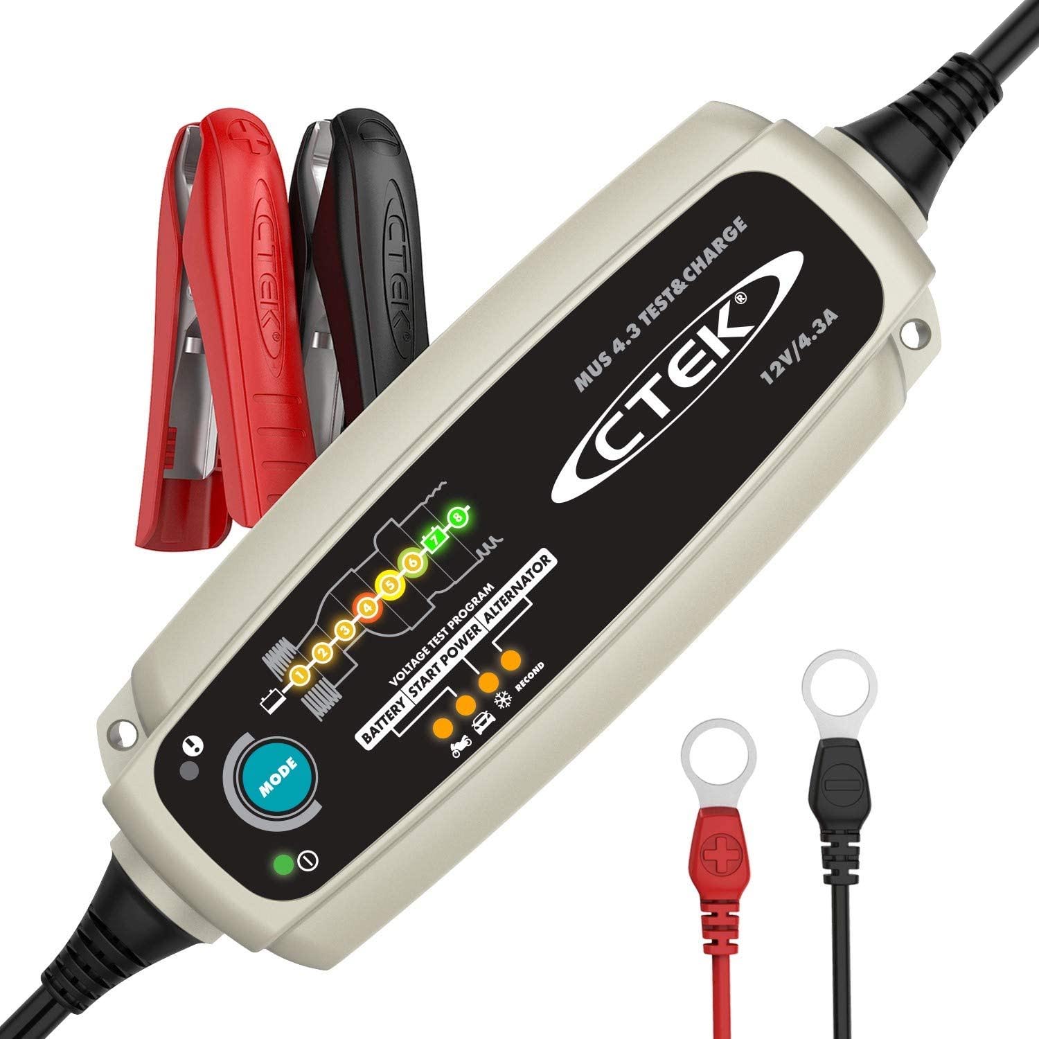 CTEK MUS 4.3 12Volt 自動８ステップ バッテリー チャージャー