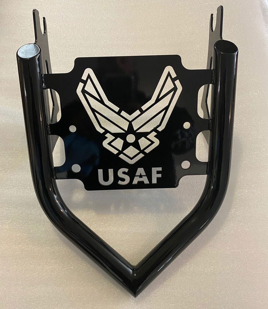【スーサイドチョッパーズ】デタッチャブルラゲッジラック USAF 2009～ ツーリング｜ワールドモーターライフ