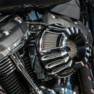 楽天市場】【Arlen Ness】18-985 Drift Invertedエアクリーナー