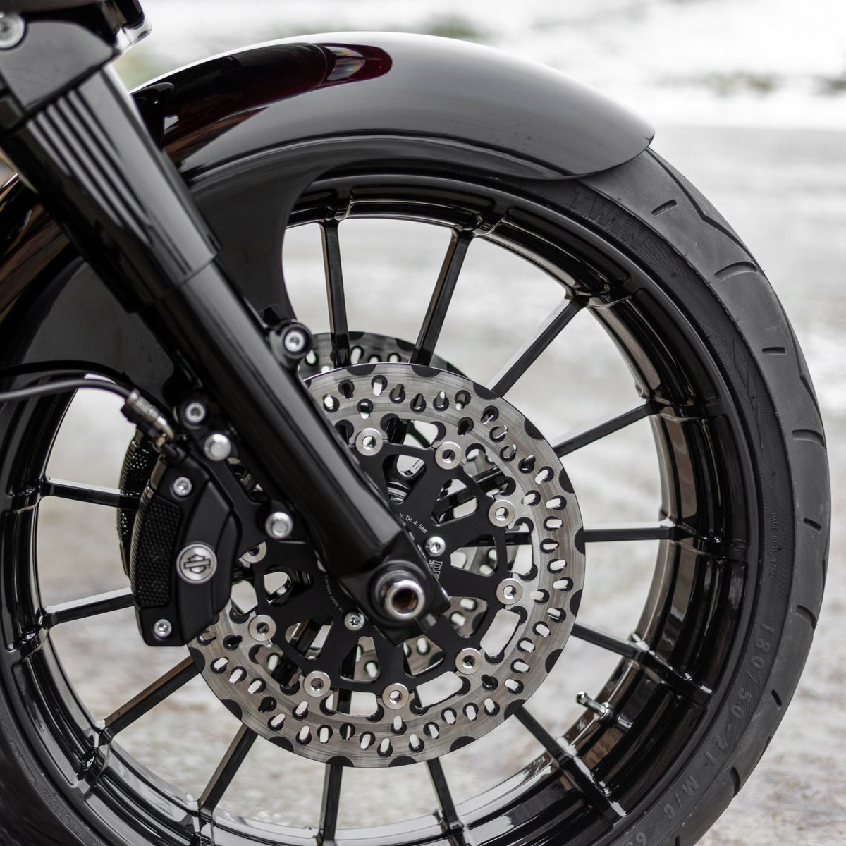 【Killer Customkd】DISLIKE 11.8インチ・フルフローティングブレーキローター ブラック