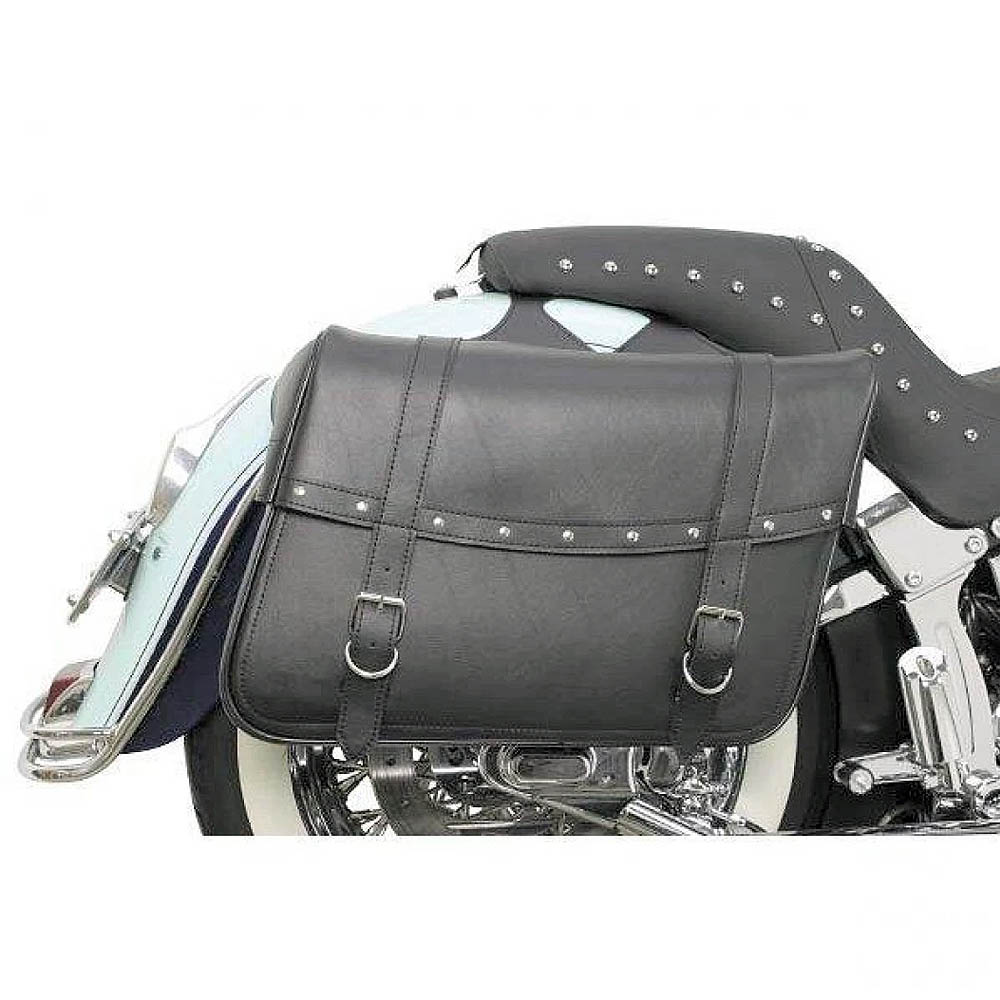 【Saddlemen】 SLANT-STYLE サドルバッグ (リベット)左右セット ジャンボサイズ 3501-0093