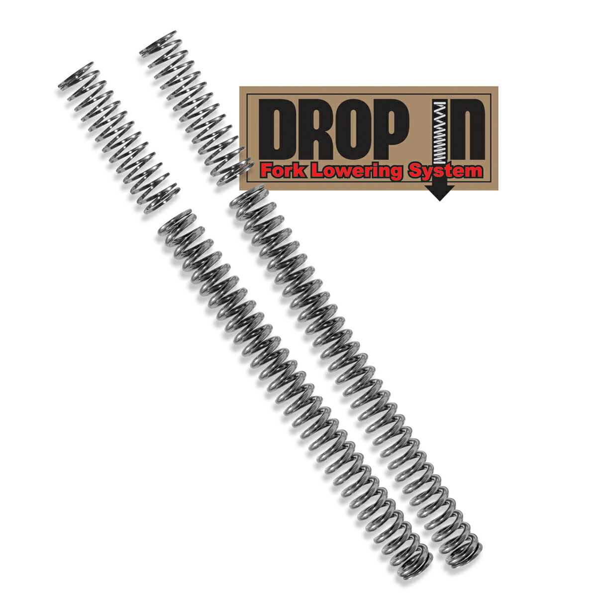 【Progressive】10-2009　ドロップイン・フロントサスペンションロワリングキット 2018以降 FXLRS/ST、FLSB、FXFB/S、FXRST｜ワールドモーターライフ