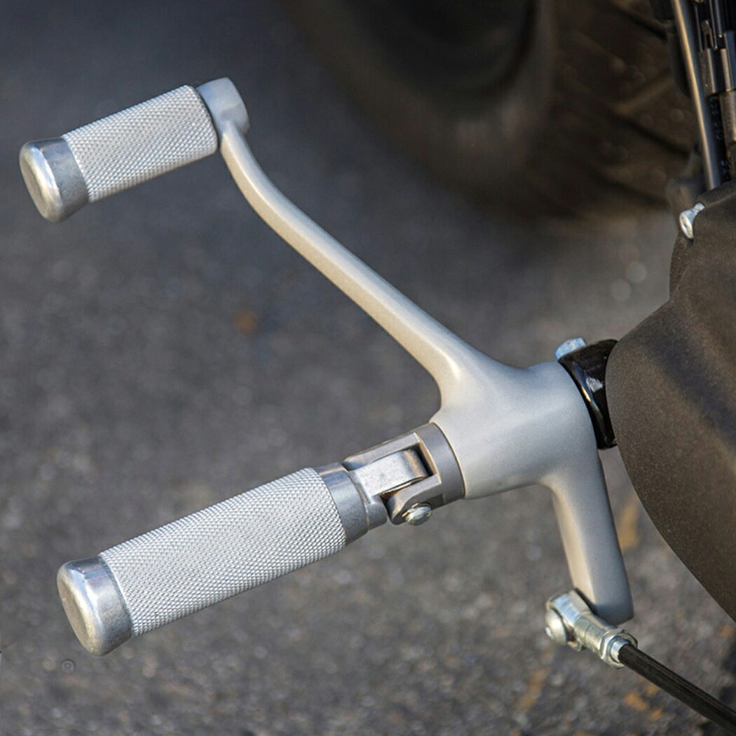 【Ricks Motorcycles】ナールデザイン・スポーツスター48/72用フットペグ マシンフィニッシュ