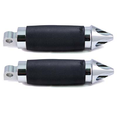 【エイボン】 GRIP スパイクエンド・フットペグ クローム 1620-0736|ワールドモーターライフ
