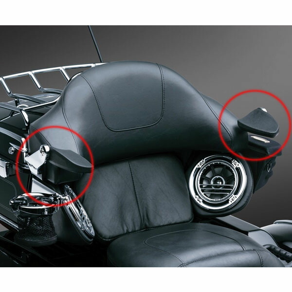 クリアキン T14-KUR8955 パッセンジャーアームレスト CHR Touring 14-21 T14-KURyakyn パッセンジャー アームレスト | ハーレー・カスタム・ワールド [HARLEY