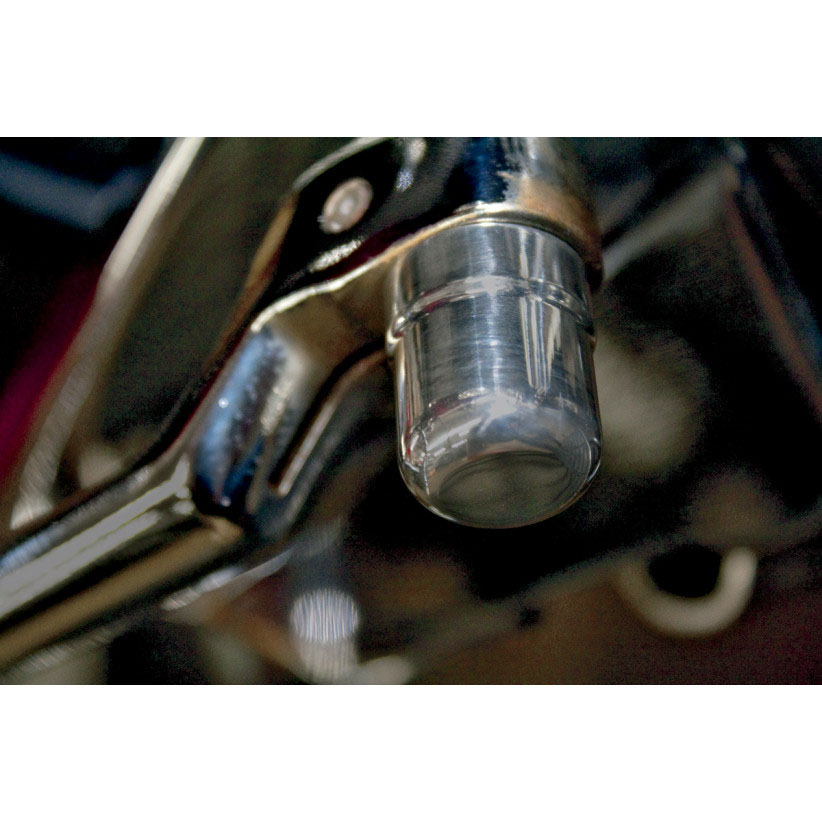 Todds Cycle Spline シフターカバー　クローム