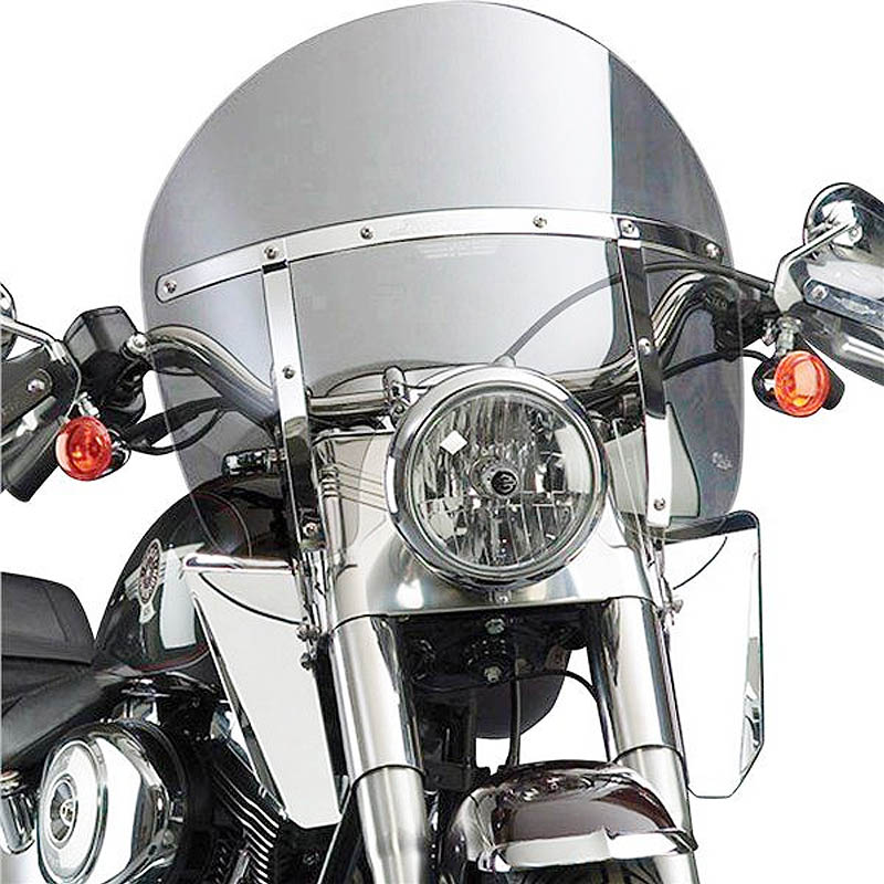 【ナショナル サイクル】 スイッチブレード Chopped ウインドシールド　ライトグレー FLソフテイル N21428A