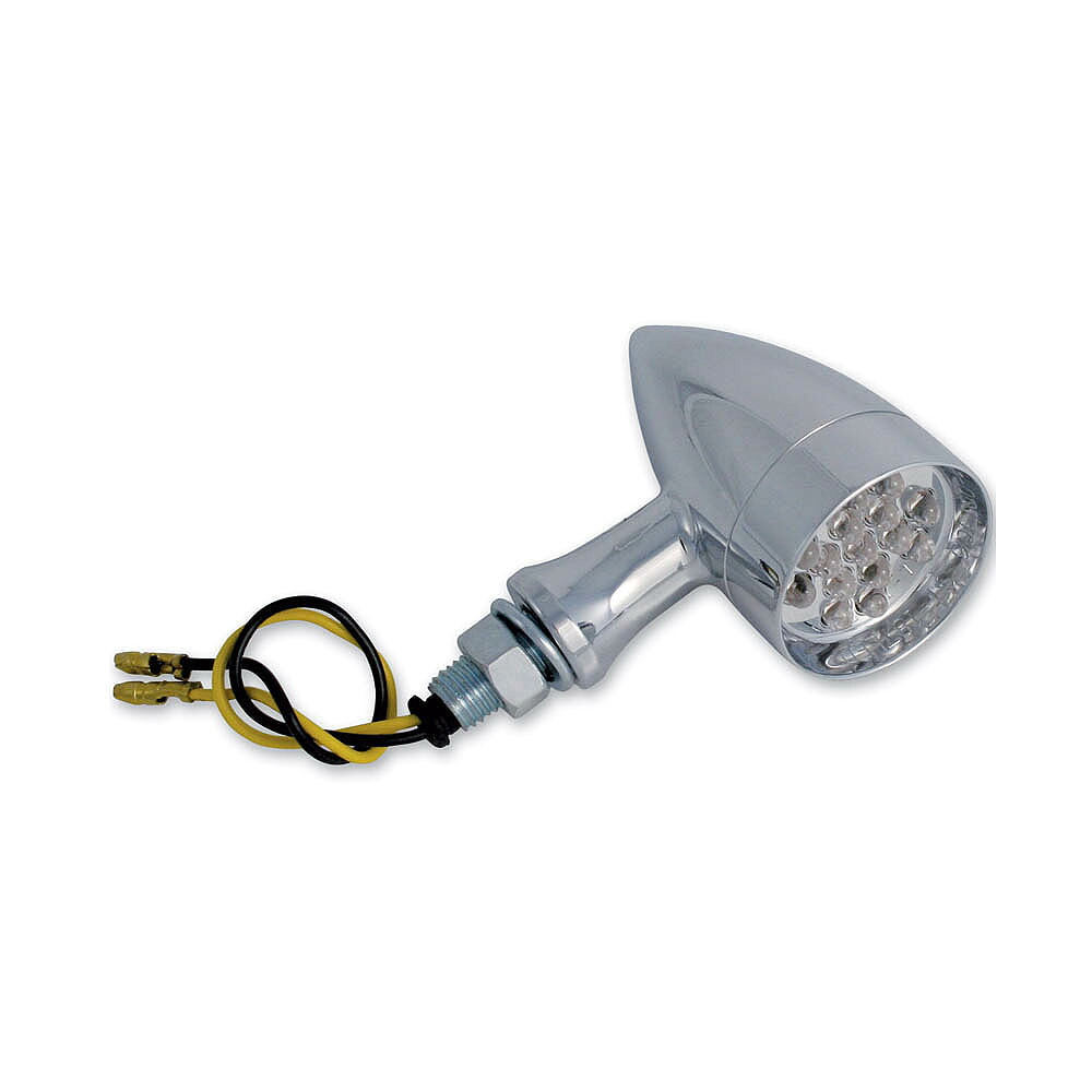【ミルウオーキーツイン】 LED スター ウインカー クローム 214-278|ワールドモーターライフ