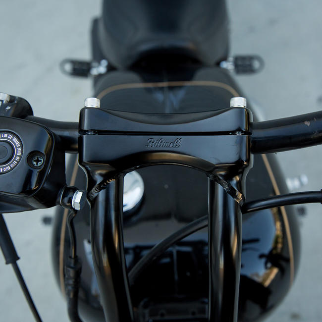 ビルトウェル　12インチ　ライザー BILTWELL MURDOCK OS 1-1/8インチハンドル用 12インチプルバック