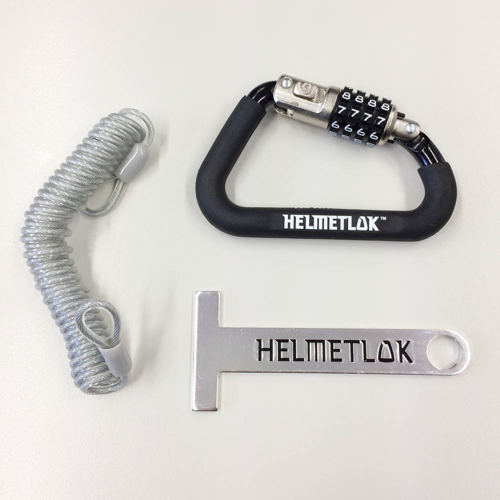 【HelmetLok】559610 ヘルメット・ロック Tバー/ケーブル|ワールドモーターライフ