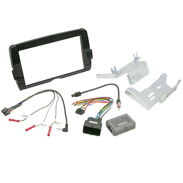 【スコッシュ】 2DINオーディオ用 インストールキット 2014~ FLHX、FLHTCU、FLHTK、FLTR 194-01000|ワールドモーターライフ