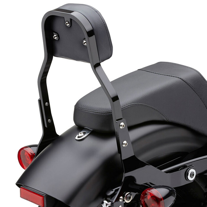 【コブラ】 デタッチャブルバックレストキット 11インチ ブラック 2004～2021 スポーツスター 602-2025B