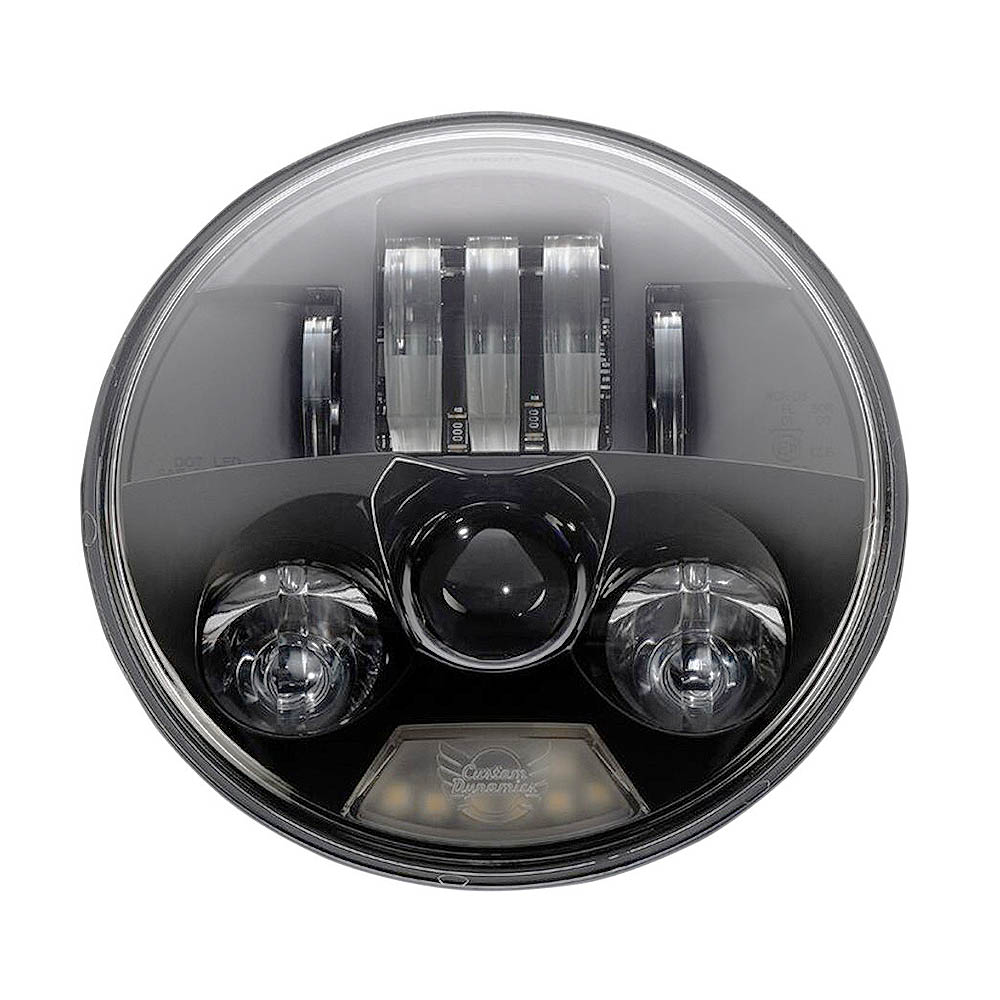 【カスタムダイナミクス】 Pro Beam 5.75インチLEDヘッドライト　ブラック スポーツスター　ダイナ　ソフテイル 2001-1749