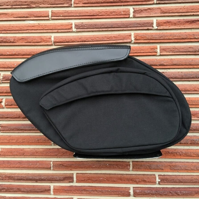 【Leather Pros】 Retroシリーズ バリスティック・ナイロンサドルバッグ 左用 ソフテイル用 CB5500-L