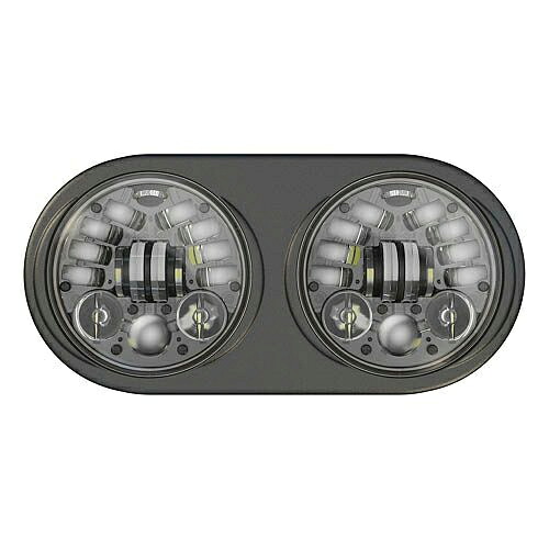 【J.W. スピーカー】2001-1783 アダプティブ2 LED ヘッドライト ブラック 1998～2013 FLTR