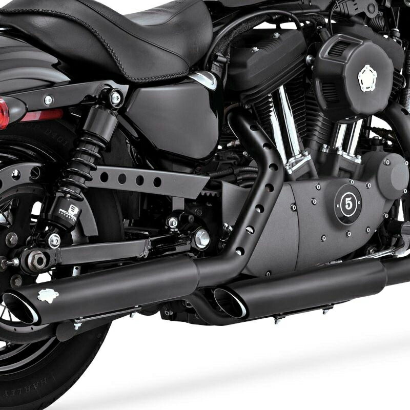 VANCE&HINES ツインスラッシュ スリップオンマフラー ツーリング