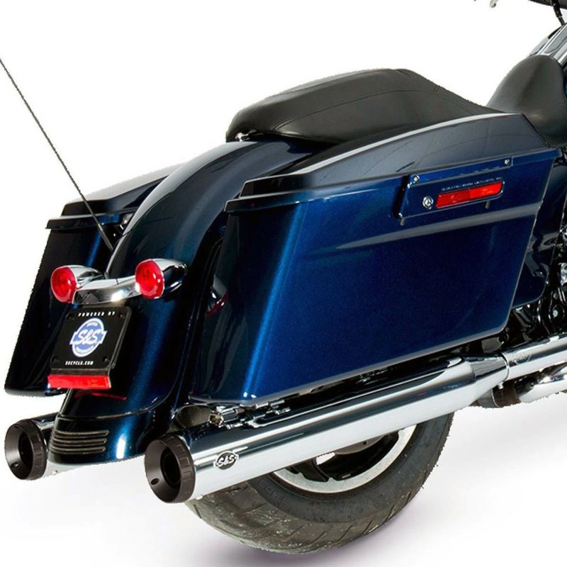 楽天市場】S＆S GRAND NATIONAL スリップオンマフラー クローム