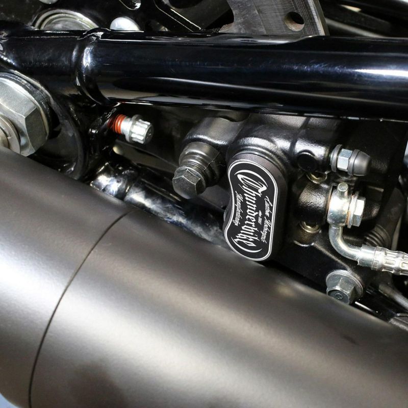 楽天市場】【Thunderbike】ダービーカバー Torque Logo ブラック M8