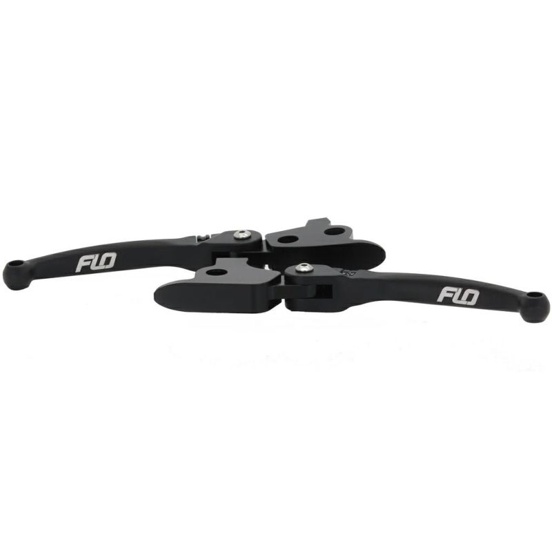【FLO】MXスタイル レバーセット ブラック HD-811BLK｜ワールドモーターライフ