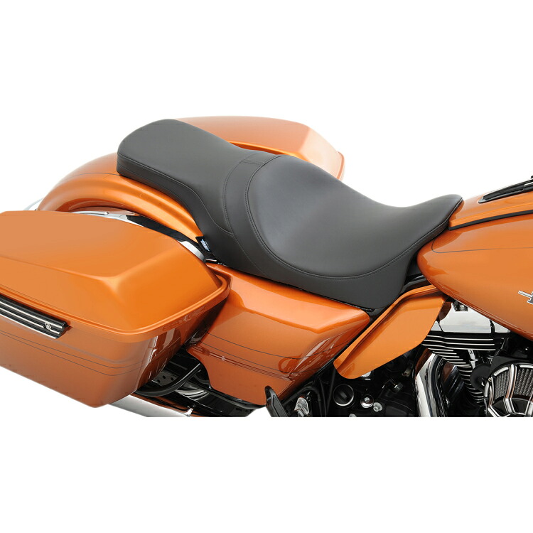 【Drag Specialties】プレデター フォワードポジション2UPシート スムース 2008～ ツーリング 0801-1264
