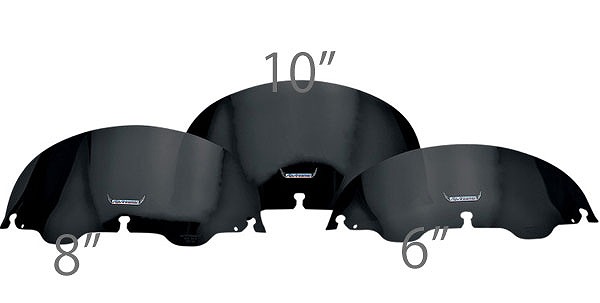 SLIP STREAMER 10インチウインドシールド ダークスモーク