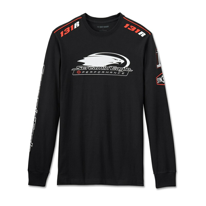 ハーレーダビッドソン メンズ スクリーミンイーグル・ロングスリーブTシャツ_96431-24VM