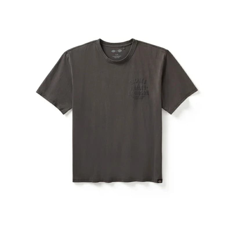 ハーレーダビッドソン メンズ Dickies x H-D ヘビーウェイトピグメントダイショートスリーブプルオーバー_96570-25VM