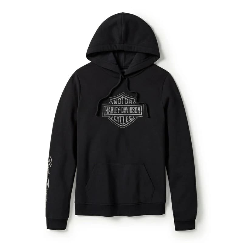 ハーレーダビッドソン ウィメンズ エッセンシャル ブリングプルオーバーフリースフーディ_96416-25VW