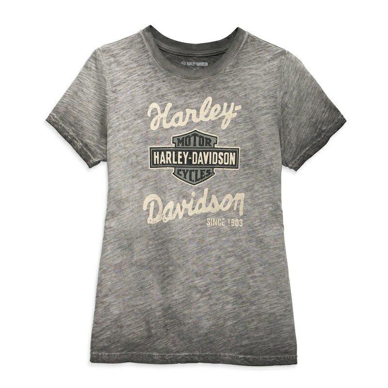 ハーレーダビッドソン ウィメンズ ソフトステンシルグラフィックTシャツ 96452-22VW Women's Soft Stencil Graphic Tee | Harley-Davidson ME