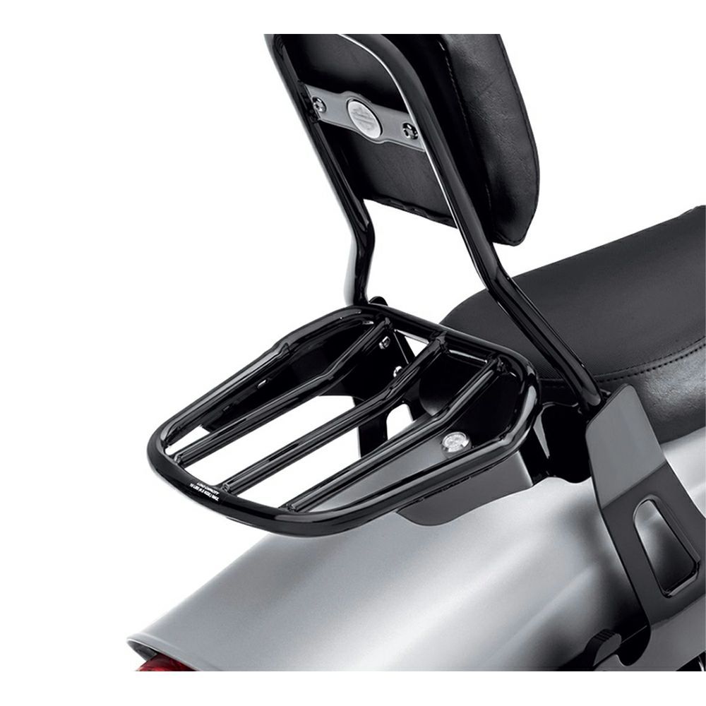 【54049-10】ハーレー純正 カスタム・テーパード・スポーツラゲッジラックCustom Tapered Sport Luggage Rack- Gloss Black ダイナ｜HD-REGO