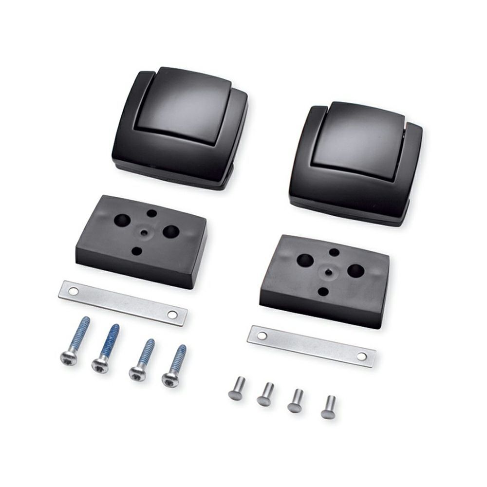 【53000130】ハーレー純正 ツアーパックラッチ グロスブラック Gloss Black Premium Tour-Pak Latches EVOツーリング TCツーリング&トライク