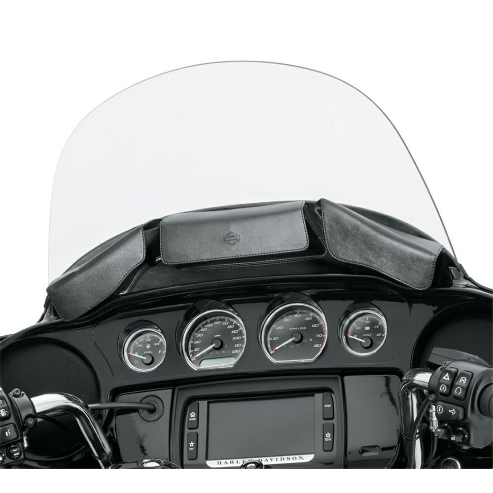 【93300054B】ハーレー純正 スリーポケット・バットウイング・フェアリングポーチ（'14以降モデル） Three-Pocket Batwing Fairing Pouch M8ツーリング&トライク TCツーリング&トライク
