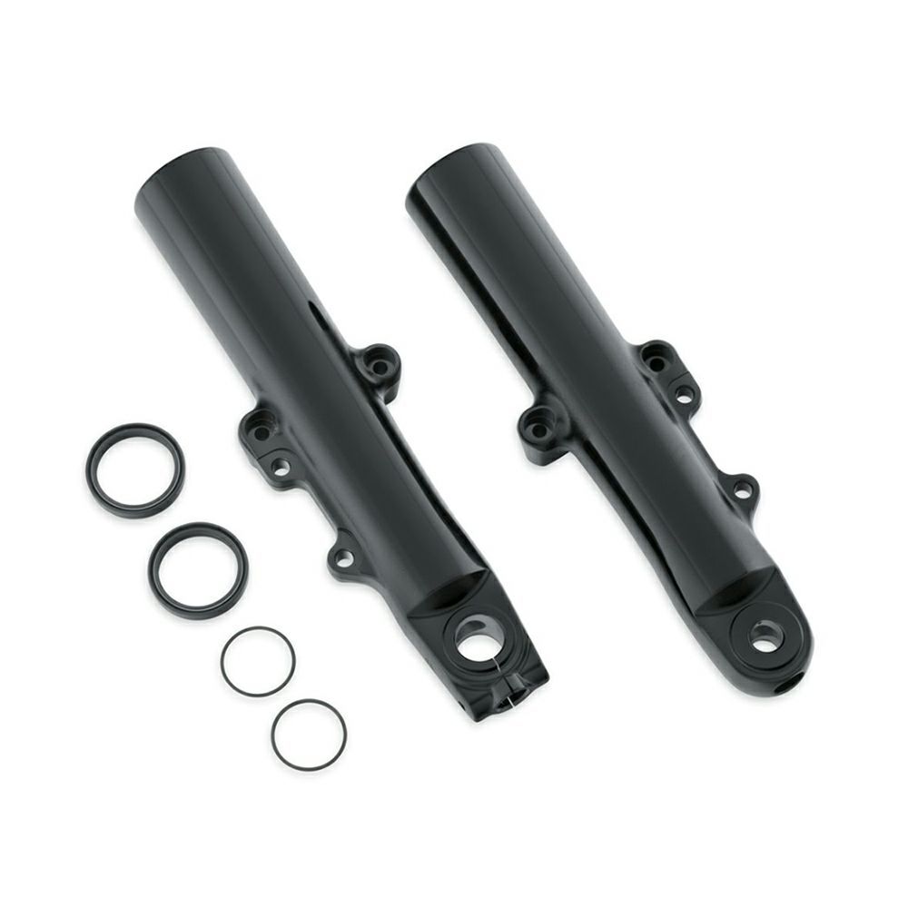 【45500172B】ハーレー純正 ロワーフォークスライダー グロスブラック Gloss Black Lower Fork Sliders M8ツーリング&トライク TCツーリング&トライク