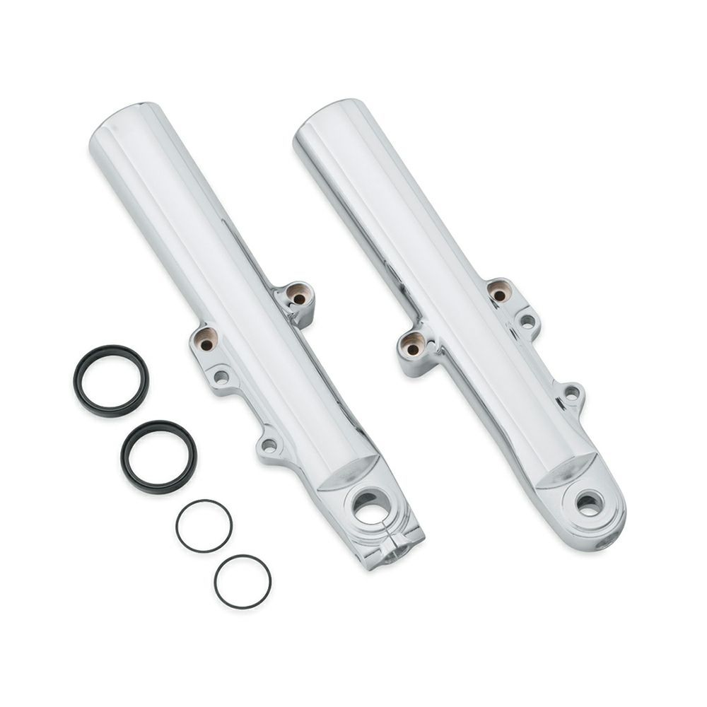 【45500200】ハーレー純正 ロワーフォークスライダー クローム Chrome Lower Fork Sliders M8ツーリング&トライク TCツーリング&トライク