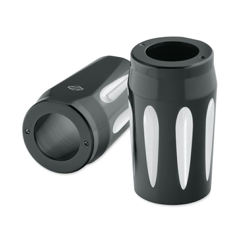 【45600031】ハーレー純正 エッジカット・アッパーフォークスライダーカバーEdge Cut Upper Fork Slider Covers M8ツーリング&トライク TCツーリング&トライク｜HD-REGO