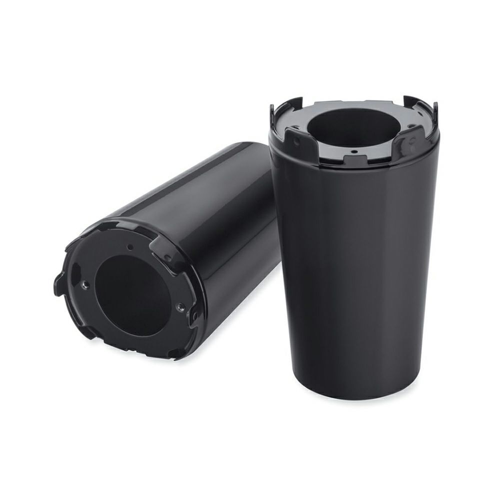 【45800134】ハーレー純正 アッパーフォークスライダーカバー グロスブラック Gloss Black Upper Fork Slider Covers M8ソフテイル