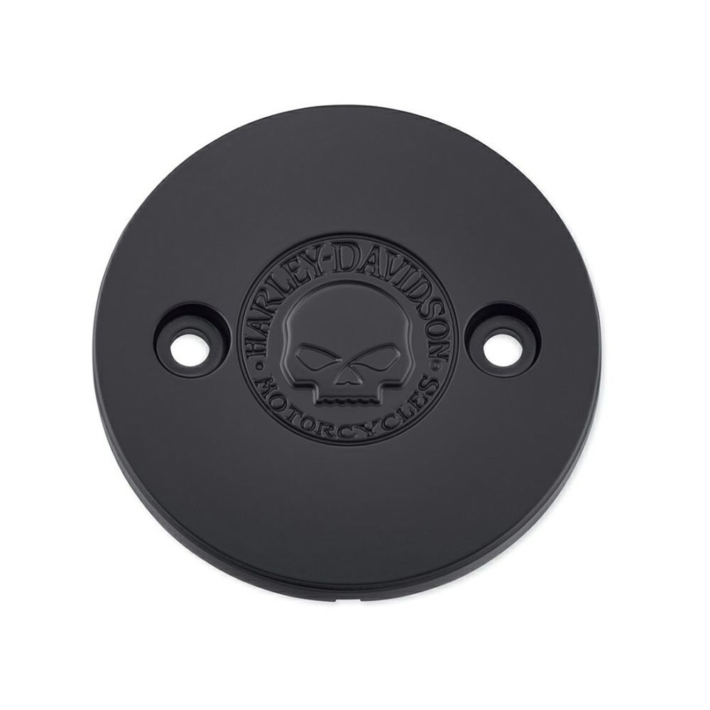 【25800114】ハーレー純正 ウィリーG.・スカル・コレクション・エンジントリム メダリオン（左側） Willie G Skull Left Side Medallion ストリート