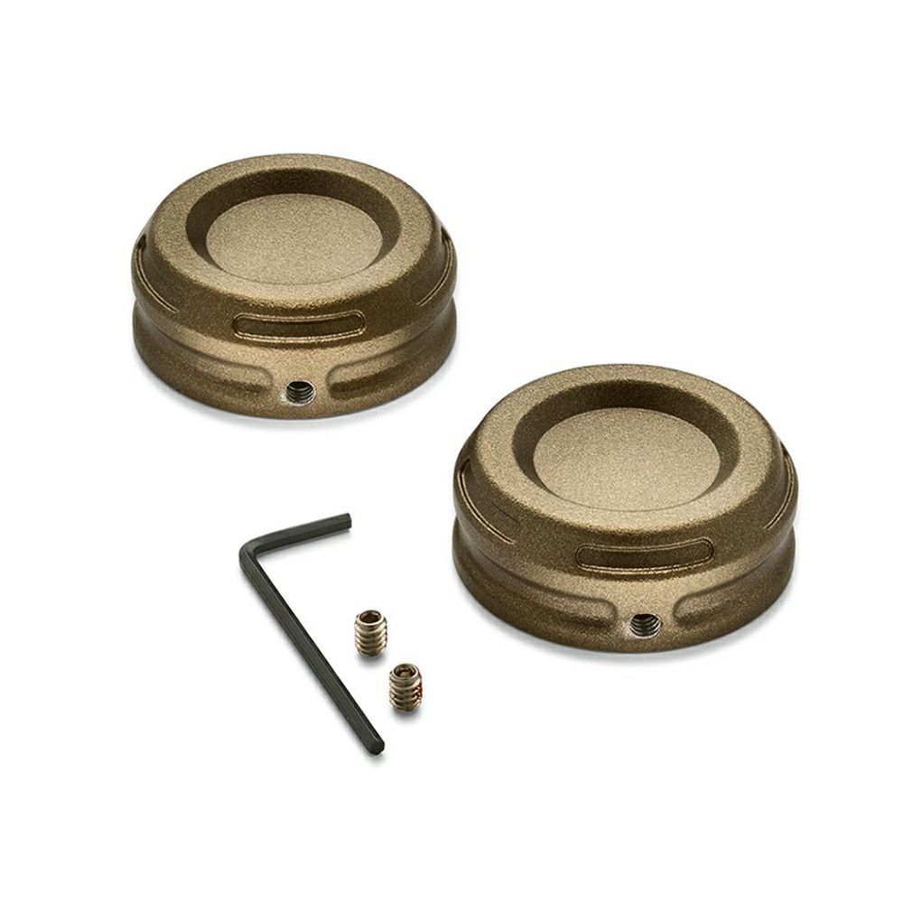 【45800118】ハーレー純正 フォークステムカバー ドミニオン・コレクション Dominion Upper Fork Nut Covers EVOソフテイル TCソフテイル